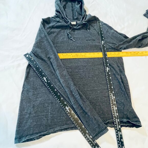 Vans Mens L Heathered Charcoal Gray Lightweight Hoodie - Picture 7 of 10